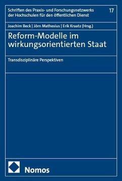 Cover Reform-Modelle im wirkungsorientierten Staat