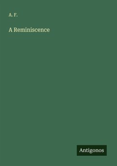 A Reminiscence Cover A Reminiscence