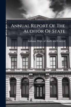Cover Annual Report Of The Auditor Of State