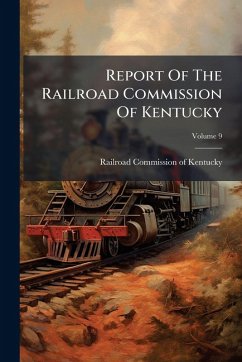 Cover Report Of The Railroad Commission Of Kentucky