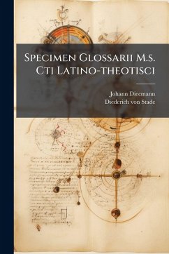Cover Specimen Glossarii M.s. Cti Latino-theotisci