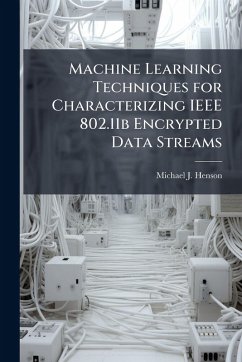Cover Machine Learning Techniques for Characterizing IEEE 802.11b Encrypted Data Streams