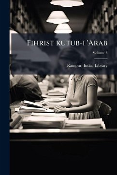 Cover Fihrist kutub-i 'Arab