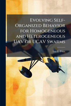 Cover Evolving Self-Organized Behavior for Homogeneous and Heterogeneous UAV or UCAV Swarms