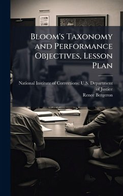 Cover Bloom's Taxonomy and Performance Objectives, Lesson Plan