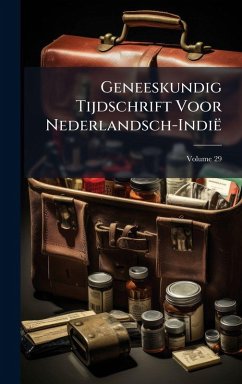 Cover Geneeskundig Tijdschrift Voor Nederlandsch-Indië
