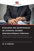 Évaluation des performances de certaines sociétés pharmaceutiques indiennes