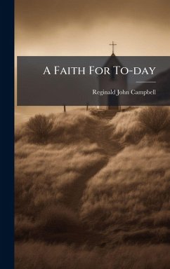 A Faith For To-day Cover A Faith For To-day