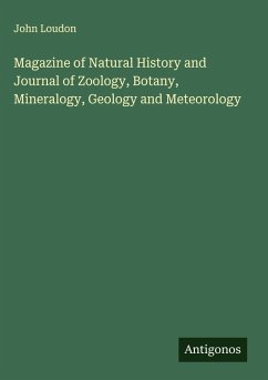 Cover Magazine of Natural History and Journal of Zoology, Botany, Mineralogy, Geology and Meteorology