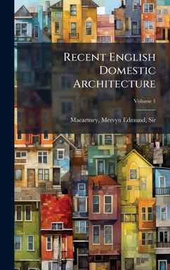 Cover Recent English Domestic Architecture