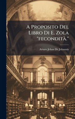 A Proposito Del Libro Di E. Zola 