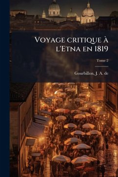 Cover Voyage critique Ã l'Etna en 1819