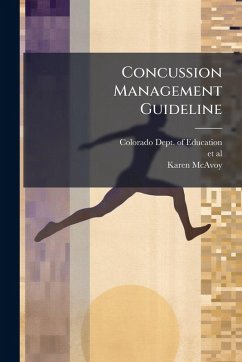 Concussion Management Guideline - Mcavoy, Karen