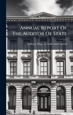 Cover Annual Report Of The Auditor Of State
