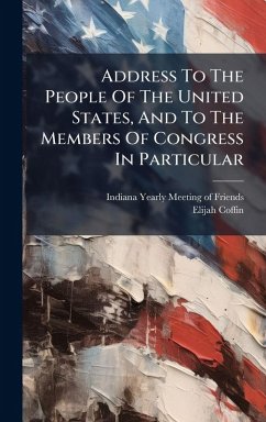 Cover Address To The People Of The United States, And To The Members Of Congress In Particular