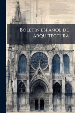 Boletin espanÌol de arquitectura Cover Boletin espanÌol de arquitectura