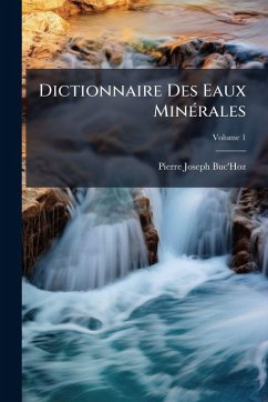 Cover Dictionnaire Des Eaux MinÃ(c)rales