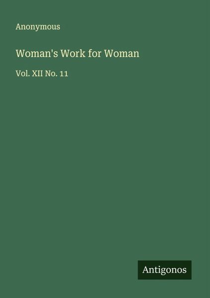 Woman's Work for Woman Woman's Work for Woman
