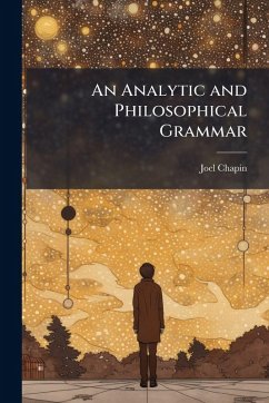 Cover An Analytic and Philosophical Grammar