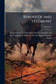Report Of And Testimony