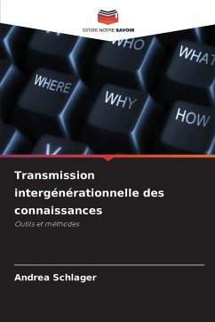 Cover Transmission intergénérationnelle des connaissances