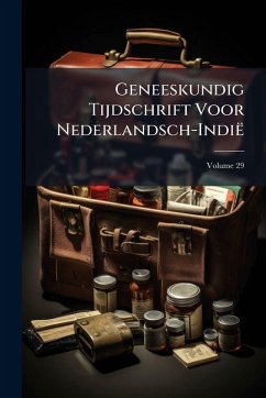 Cover Geneeskundig Tijdschrift Voor Nederlandsch-Indië