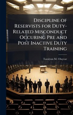 Cover Discipline of Reservists for Duty-Related Misconduct Occuring Pre and Post Inactive Duty Training
