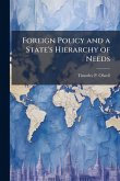 Foreign Policy and a State's Hierarchy of Needs