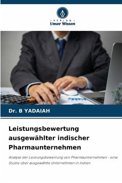 Cover Leistungsbewertung ausgewählter indischer Pharmaunternehmen