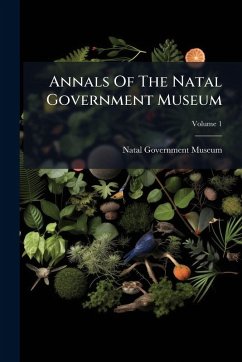 Cover Annals Of The Natal Government Museum