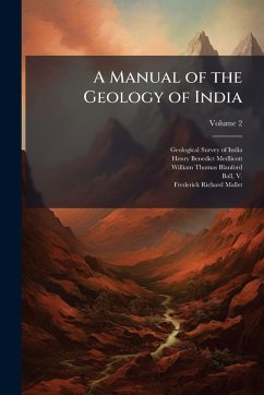 Cover A Manual of the Geology of India