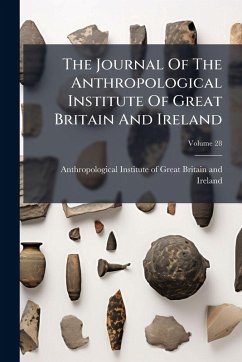 Cover The Journal Of The Anthropological Institute Of Great Britain And Ireland