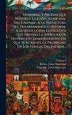 Memorial Y Pruebas Que Presenta La Junta Municipal Del Chapare, A La Prefectura Del Departamento Conforme à La ResoluciÃ3n Legislativa Que Ordena La Apertura De Un Proceso Administrativo En Que Se Acredite La Propiedad De Los Yungas Del Palmar... Memorial Y Pruebas Que Presenta La Junta Municipal Del Chapare, A La Prefectura Del Departamento Conforme à La ResoluciÃ3n Legislativa Que Ordena La Apertura De Un Proceso Administrativo En Que Se Acredite La Propiedad De Los Yungas Del Palmar...