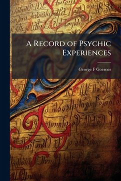 Cover A Record of Psychic Experiences