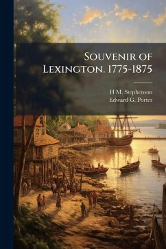 Cover Souvenir of Lexington. 1775-1875