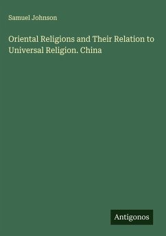 Cover Oriental Religions and Their Relation to Universal Religion. China