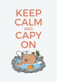 Teal Onsen Capybara Notebook