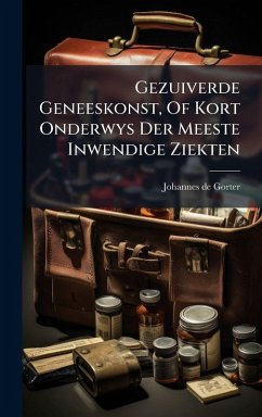 Gezuiverde Geneeskonst, Of Kort Onderwys Der Meeste Inwendige Ziekten - Gorter, Johannes De