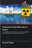 Comunicati dell'AIEA dell'11 marzo