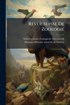 Cover Revue Suisse De Zoologie