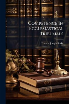 Cover Competence In Ecclesiastical Tribunals