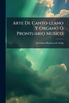 Cover Arte De Canto-llano Y Organo Ã