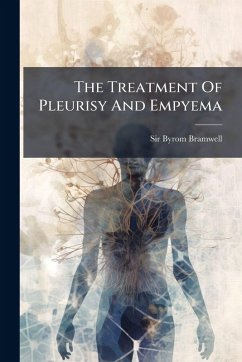 Cover The Treatment Of Pleurisy And Empyema