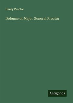 Cover Defence of Major General Proctor