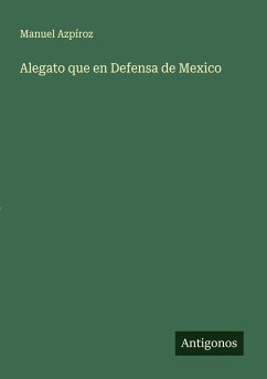 Cover Alegato que en Defensa de Mexico