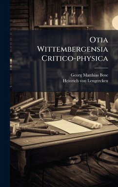 Cover Otia Wittembergensia Critico-physica