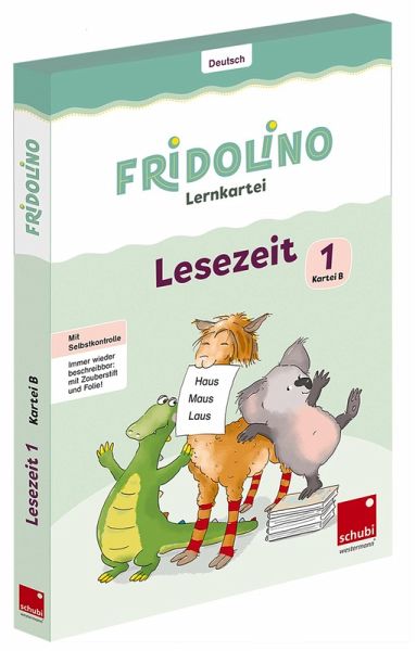 Fridolino-Lernkartei. Lesezeit 1. Schuljahr (Box B) Fridolino-Lernkartei. Lesezeit 1. Schuljahr (Box B)