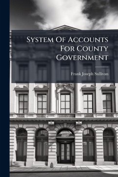 Cover System Of Accounts For County Government