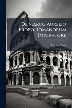 Cover De Marco Aurelio Probo Romanorum Imperatore