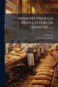 MÃ(c)moire Pour Les Distillateurs De Genievre ...... - Millecam, F.